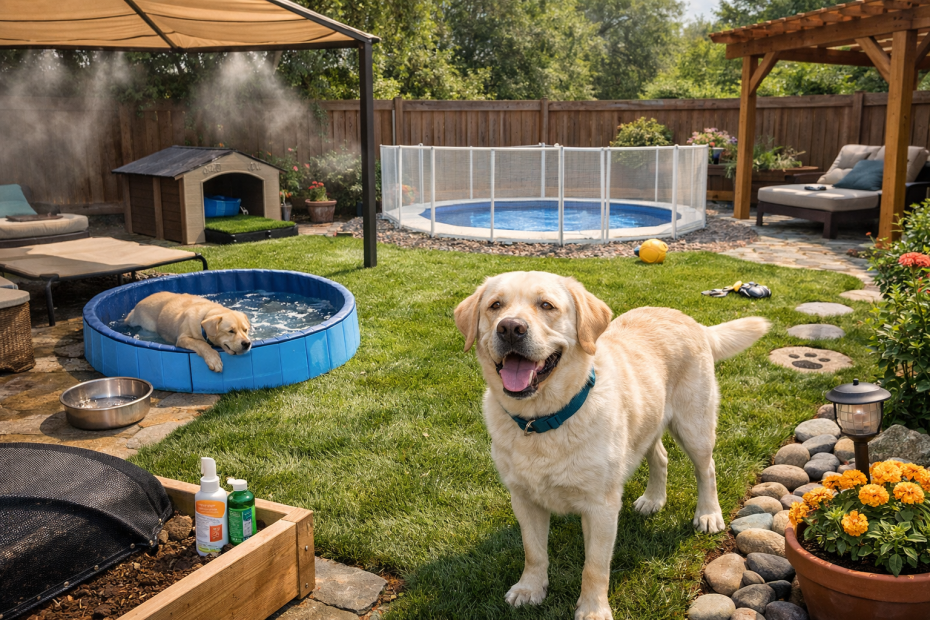 How to Make Your Backyard Safer for Dogs in Summer